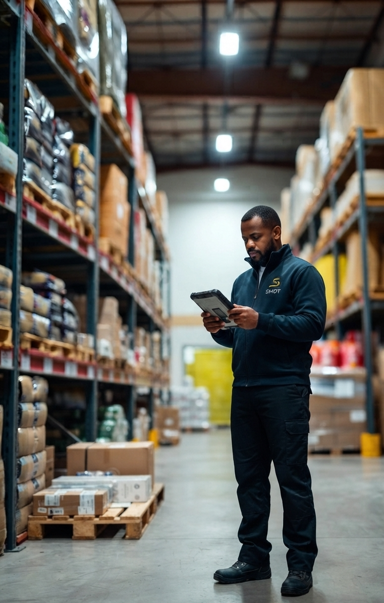 Entrepôt de distribution illustrant l'organisation logistique du secteur